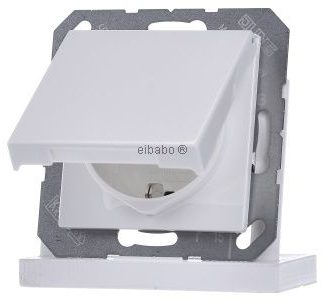 Розетка Schuko альпийского цвета - Электрическая розетка A 1520 KL WW