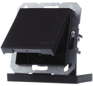 Розетка SCHUKO 16 А 250 В, графитово-белая - Розетка (A 1520 NBFKL SWM)