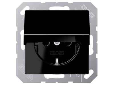 Розетка SCHUKO 16 А 250 В, черная - Розетка (A 1520 NKL SW)