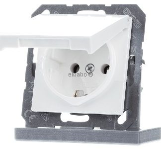 Розетка SCHUKO 16 А 250 В, альпийский белый - Розетка (A 1520 NKL WW)