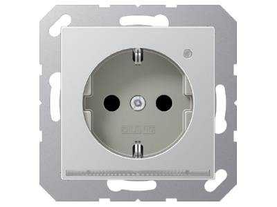 Розетка SCHUKO 16A 250V для светодиодной лампы ориентации WS - Электрическая розетка A 1520-O AL LNW