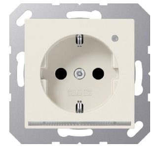 Розетка SCHUKO 16A 250V для светодиодной лампы ориентации WS - Электрическая розетка A 1520-O LNW