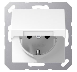 Розетка SCHUKO 16 А 250 В, альпийский белый - Розетка (A 1521 BFKL WW)