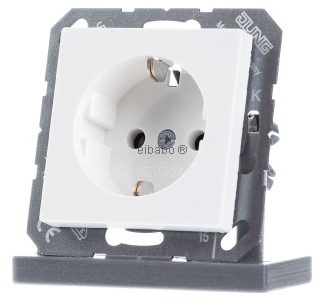 Розетка SCHUKO 16A 250 В, альпийский белый - Розетка (A 1521 WW)