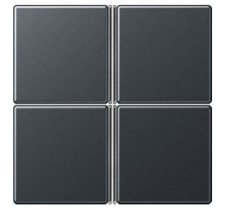 Комплект из 4 ключей, полный, антрацитового цвета - накладка для переключения, антрацитовый цвет A 404 T...