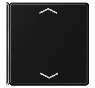 4-позиционная кнопочная панель, графитово-черный матовый цвет - Черная накладка на переключатель A 404 TSAP SWM 14