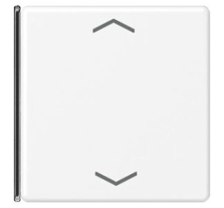 4-позиционная кнопка, матовая, белоснежная - Накладка для переключателя, кремово-белый A 404 TSAP WWM 14