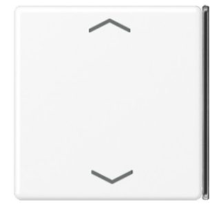 4-позиционная кнопка, матовая, белоснежного цвета - Накладка для переключателя, кремово-белого цвета A 404 TSAP WWM 23