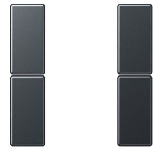 Комплект из 2 ключей, антрацитовый матовый - накладка для переключения на антрацитовый цвет A 502 TSA ANM