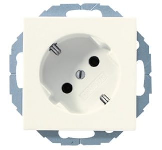 Розетка SCHUKO ws 16A 250V 45 градусов - штепсельная вилка (A 520-45 KI)