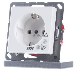 Розетка SCHUKO 16A 250V, альпийский белый - Розетка A 521 UF WW