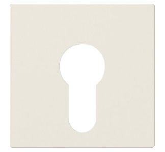 Белая накладка на выключатель — декоративная накладка для выключателя кремово-белого цвета A 525 PL