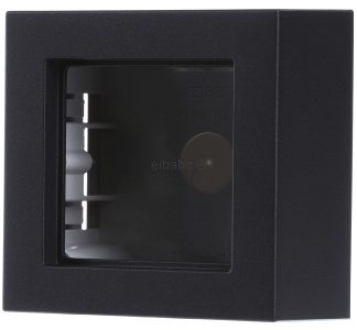 Настенная крышка, односекционная, матовый антрацитовый цвет - Одиночный корпус для настенного монтажа A 5581 BF A ANM