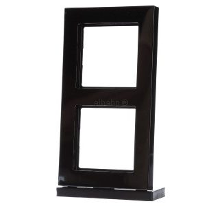 Двойная рама, горизонтальная/вертикальная - 2-кратная рама, черная A 5582 BF SW
