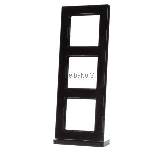 Тройная рамка, горизонтальная/вертикальная - Тройная рамка, черная A 5583 BF SW