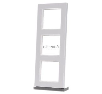 Тройная рамка, горизонтальная/вертикальная - белая рамка 3-х сложенная A 5583 BF WW