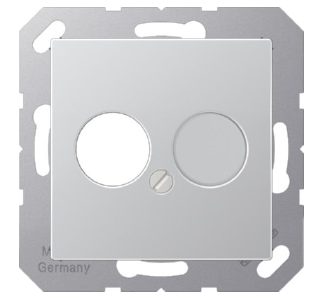 Алюминиевая крышка для 2 небольших коробок - разъем для подключения громкоговорителя A 562 AL.