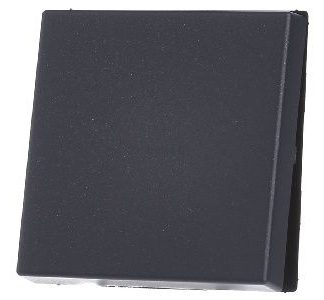 Накладка на переключатель/кнопку A 590 BF ANM, однослойная, антрацитово-матовая.