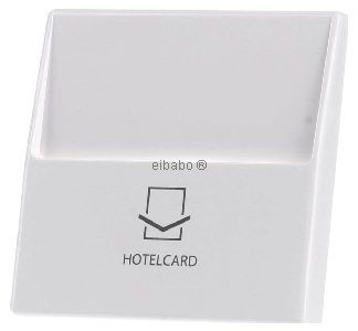 Панель управления для гостиничных карт без вставки кнопки - белая.