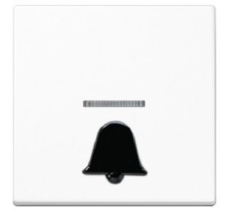 Белый символ колыбели для подсвечиваемых кнопок BELL A 590 K1KO WW