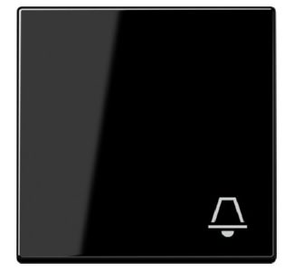 Символ переключателя KLINGEL для кнопочного выключателя - Черная крышка переключателя/кнопки A 590 K SW