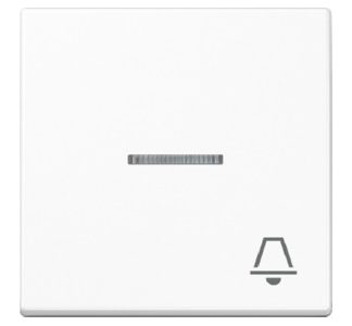 Символ альпийской рокерной сумки KLINGEL белого цвета с подсвечиваемой кнопкой A 590 KO5K WW