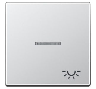 Символ качающегося переключателя, светлый алюминиевый, для обозначения переключателя управления - Крышка переключателя/кнопки A ...