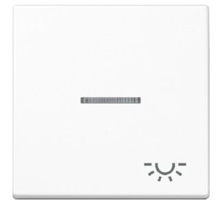 Символ переключателя LIGHT aws для кнопки управления - Белая крышка кнопки A 5...