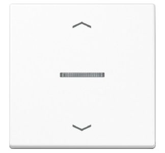 Декоративная накладка на жалюзи белого цвета с кнопками - 590 KO5P WW