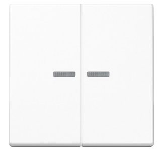 Накладка на переключатель/кнопку Rocker 2x с подсветкой, альпийский белый цвет, белая A 595 BF KO5 WW