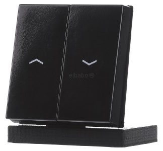 Черные символы для переключателя Jal.rocker - Черная заглушка A 595 P SW