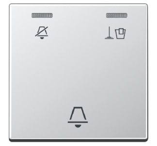 Тумблерный переключатель для наружного блока «Не беспокоить + звонок» A CU KO5 M AL