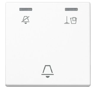 Тумблерный переключатель для наружного блока «Не беспокоить + звонок» A CU KO5 M WW