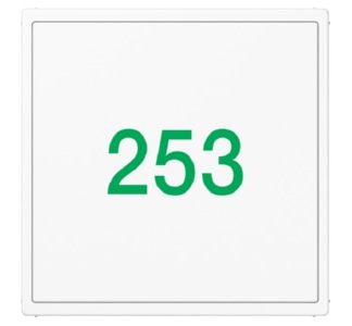 Стеклянная крышка - Сигнальная крышка кремово-белого цвета A CU KO6 TX WW