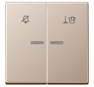 В номере отеля установлен внутренний блок с надписью «Не беспокоить» + дверной звонок A RU KO5 M CH