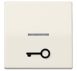 Переключатель-качелька, белый символ ДВЕРИ для подсвечиваемых кнопок ABAS 591 T1KO5