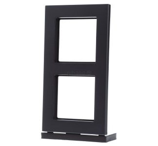 Рамка двойная антрацитовая матовая - Рамка 2-сложенная антрацитовая AC 582 BF ANM