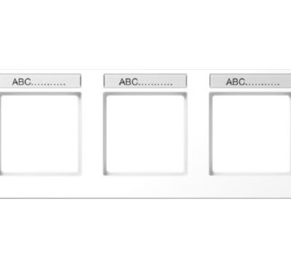 Трехсекционная рама с надписью в альпийском белом цвете - трехсекционная рама белого цвета AC 5830 BFNA WW