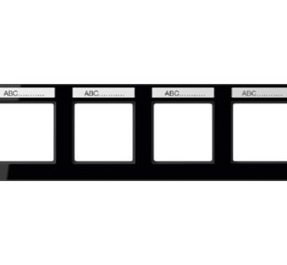 Рамка для четырехсторонней печати, горизонтально расположенная, черная - Рамка для четырехсторонней печати, черная AC 5840 BFNA SW