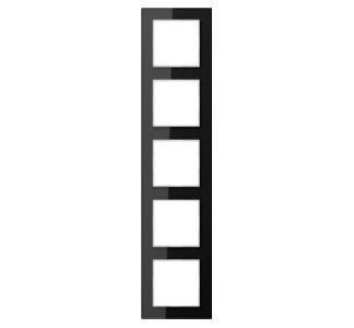 Рамка для стекла 5x черная горизонтальная/вертикальная - Рамка 5x черная AC 585 GL SW