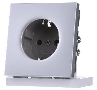 Алюминиевая розетка Schuko - электрическая розетка AL1520 KI