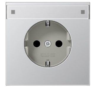 Алюминиевая розетка SCHUKO - AL1520 KI NA