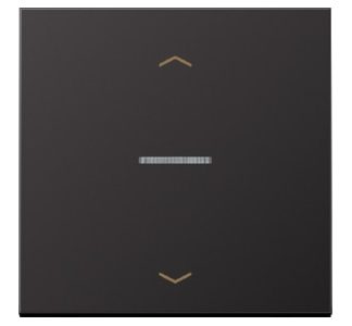 Кнопка-качель для кнопки KO, стрелки - Алюминиевая накладка для жалюзи AL 101 KO5P D