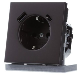 Розетка SCHUKO 16 А 250 В с защитой контактов - Защитный контакт розетки AL 1520-15 CA D