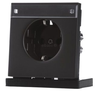 Розетка Schuko 16A 250V с контактной площадкой для записи - электрическая розетка AL 1520 NA D