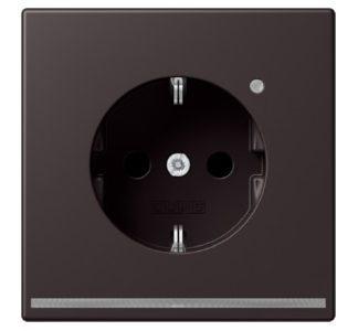 Розетка SCHUKO 16A 250V для светодиодной лампы ориентации WS - Электрическая розетка AL 1520-O D LNW