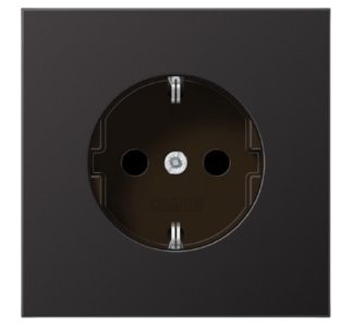 Розетка SCHUKO 16 А 250 В, алюминиевая - Розетка (AL 1521 D)