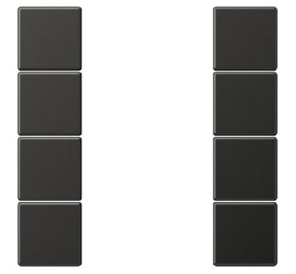 Комплект ключей, 4 шт. в сборе - накладка для переключения, антрацитовый цвет, AL 2504 TSA AN