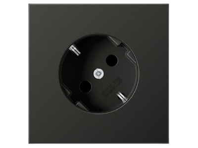 Розетка SCHUKO, антарктический лак, 16A, 250V, 45G - электрическая розетка AL 2520-45 AN