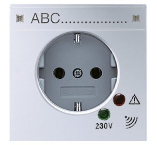 Розетка SCHUKO 16A 250V из алюминия - Розетка (гнездо) AL 2521 NAUF